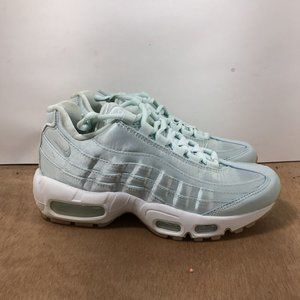 Nike Womens Air Max 95 WQS Satin Fiberglass White Gum Yellow 919491-301 Size 7